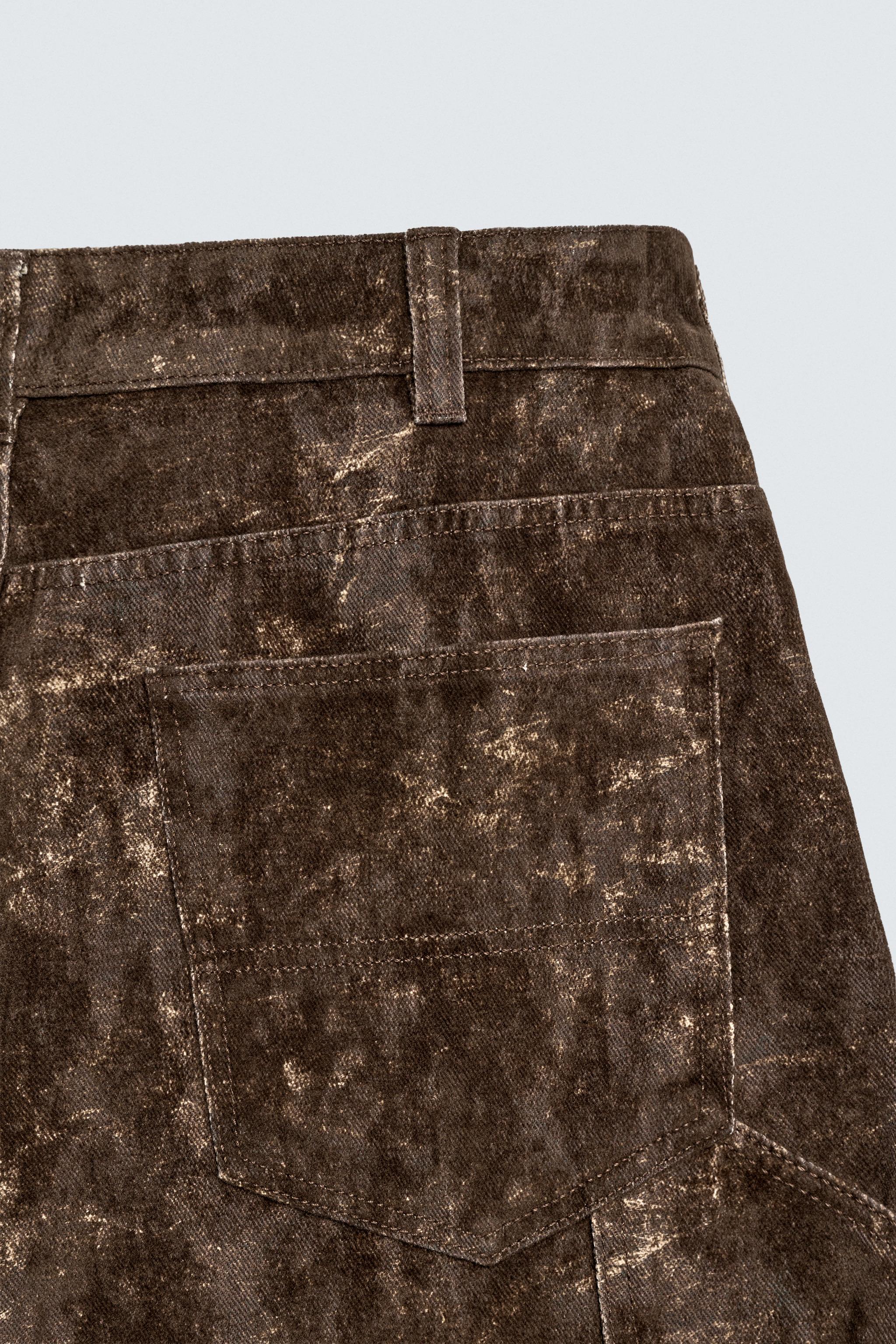 PANTALON DE CHARPENTIER À IMPRIMÉ ABSTRAIT